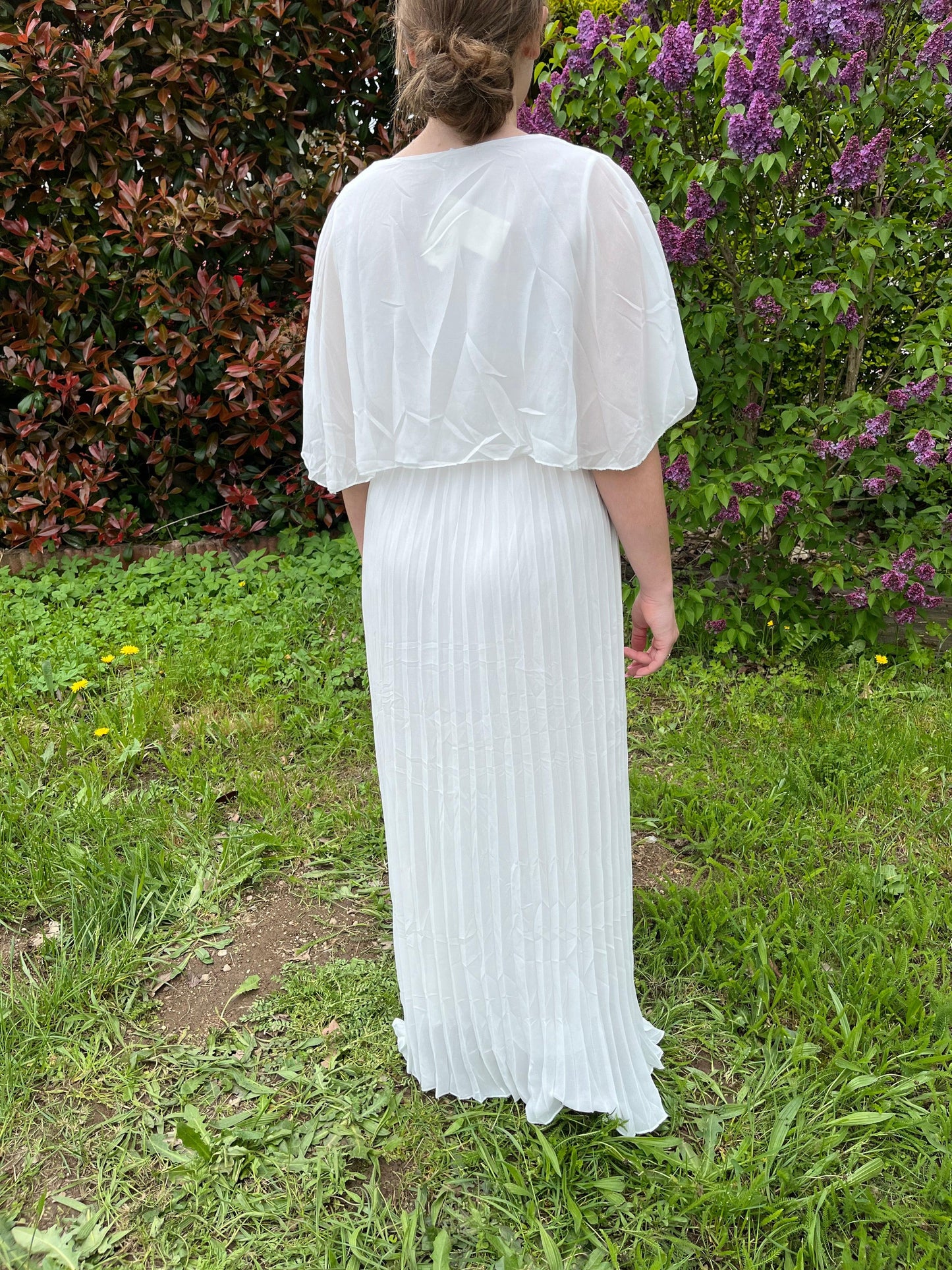 robe plissé blanche Becca - Seizecollection