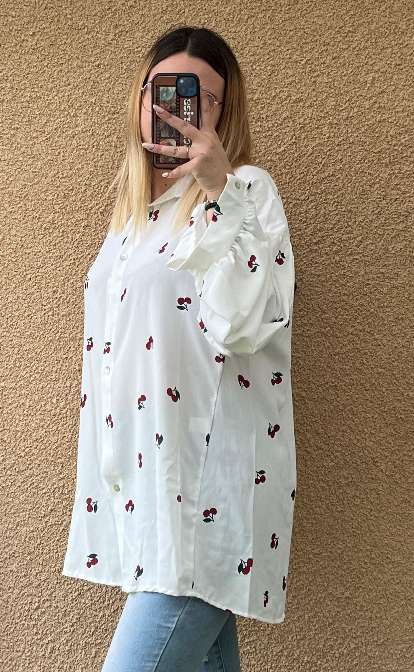 Chemise cerise Isabelle - Seizecollection