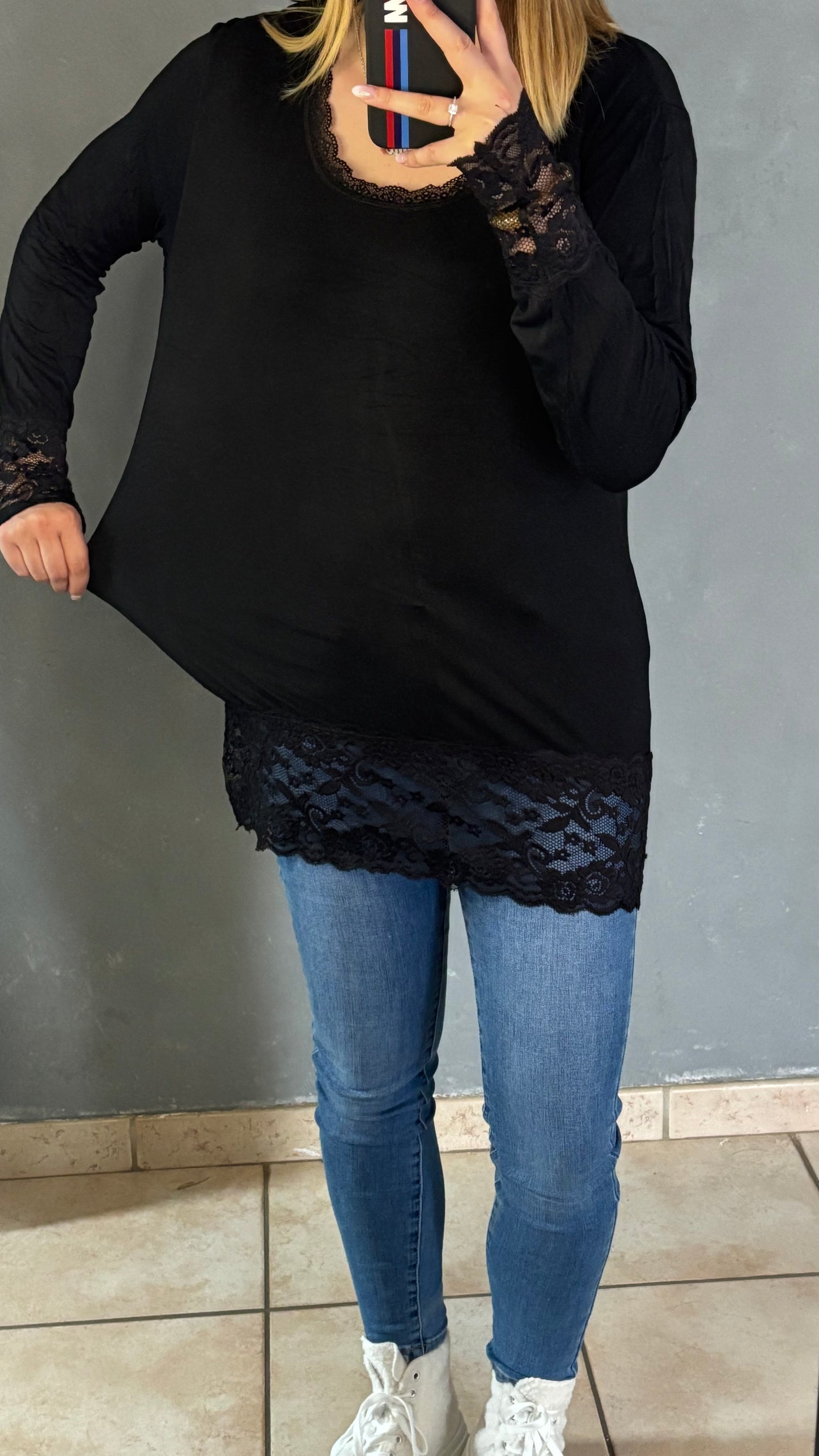 Sous pull dentelle