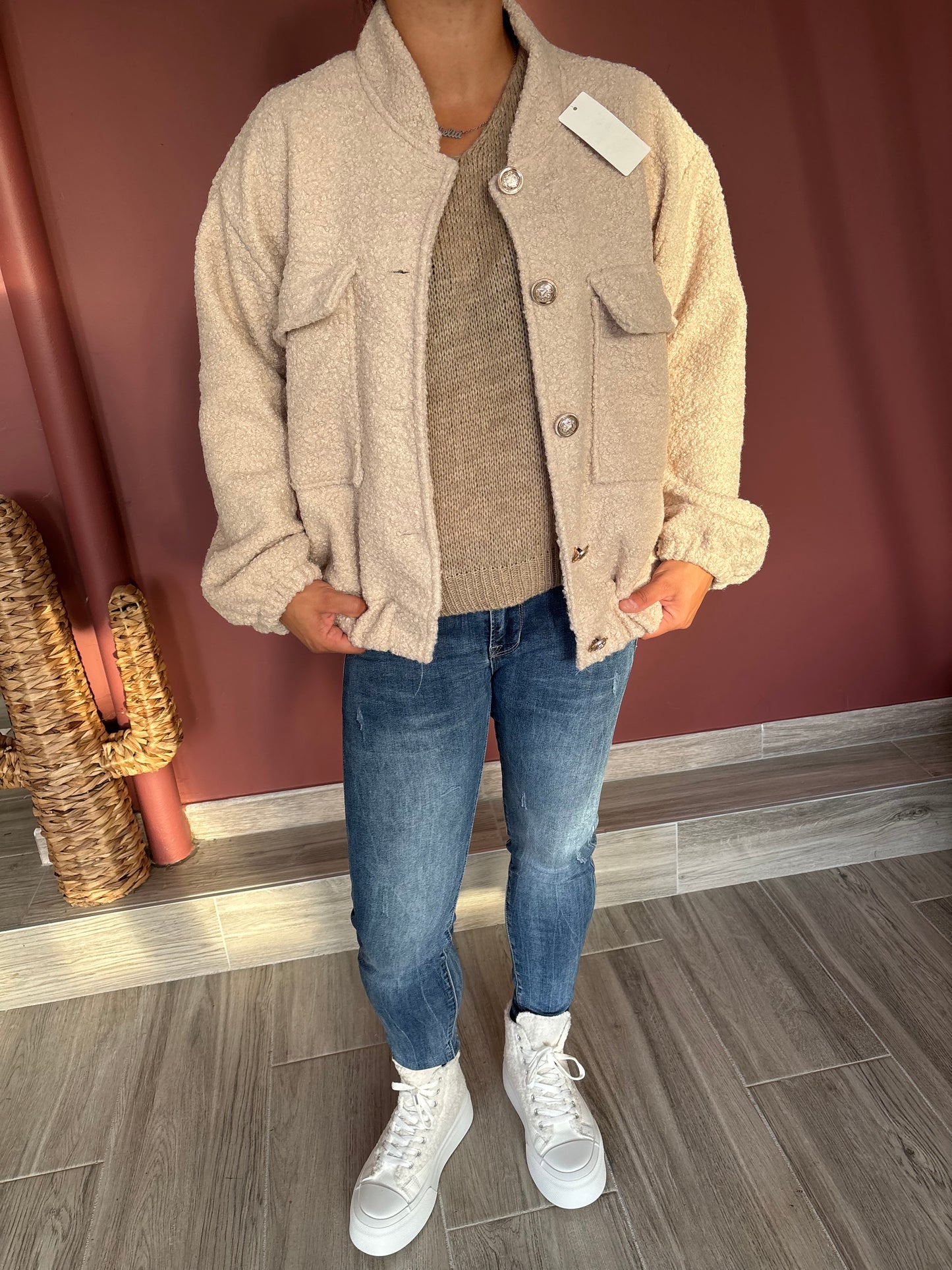 Blousons beige