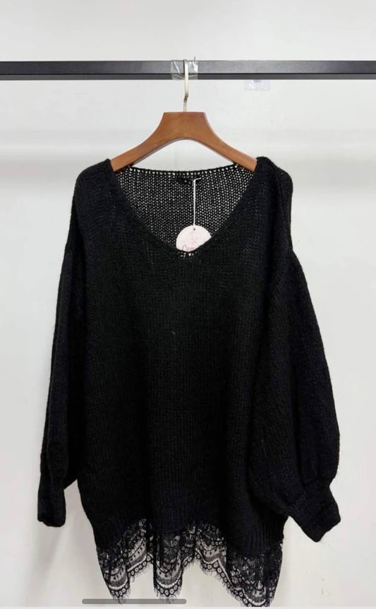 pull à dentelle (pré commande)