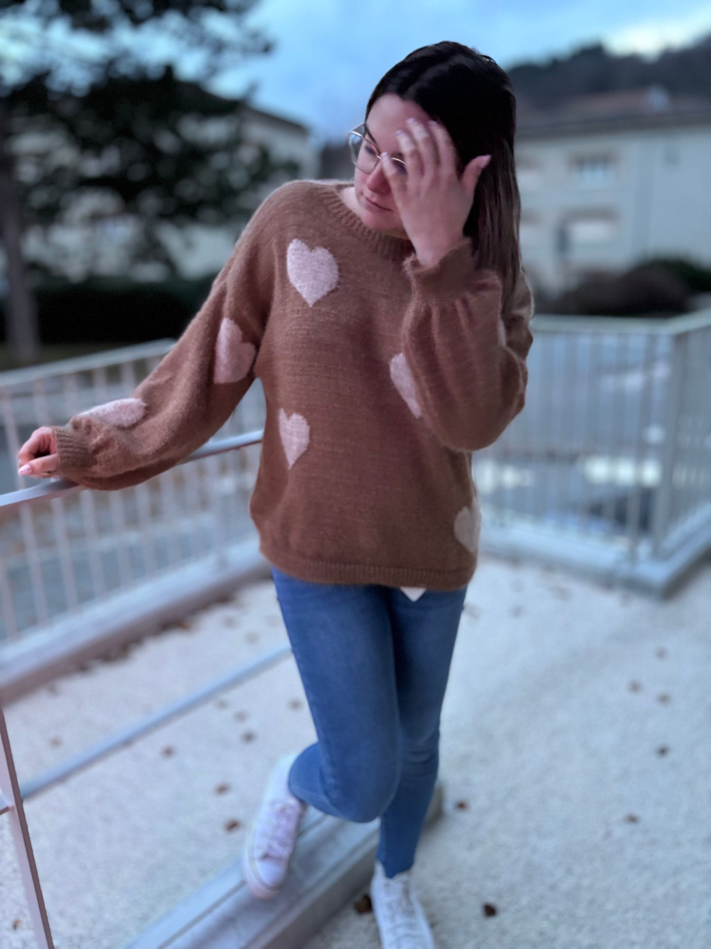 Pull cœur (plusieurs coloris)