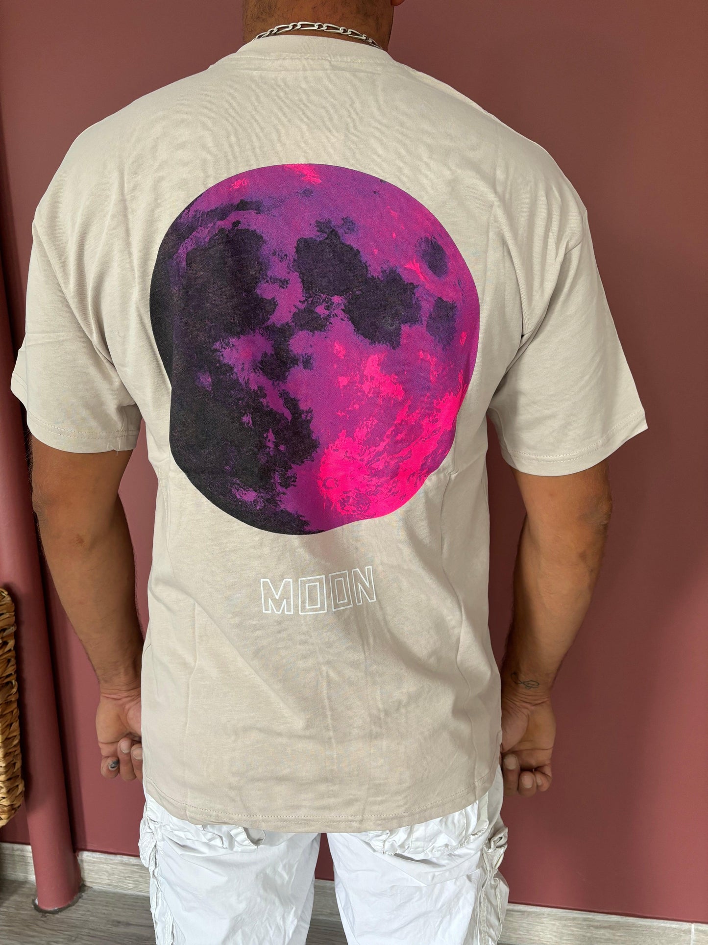 teeshirt lune beige - Seizecollection