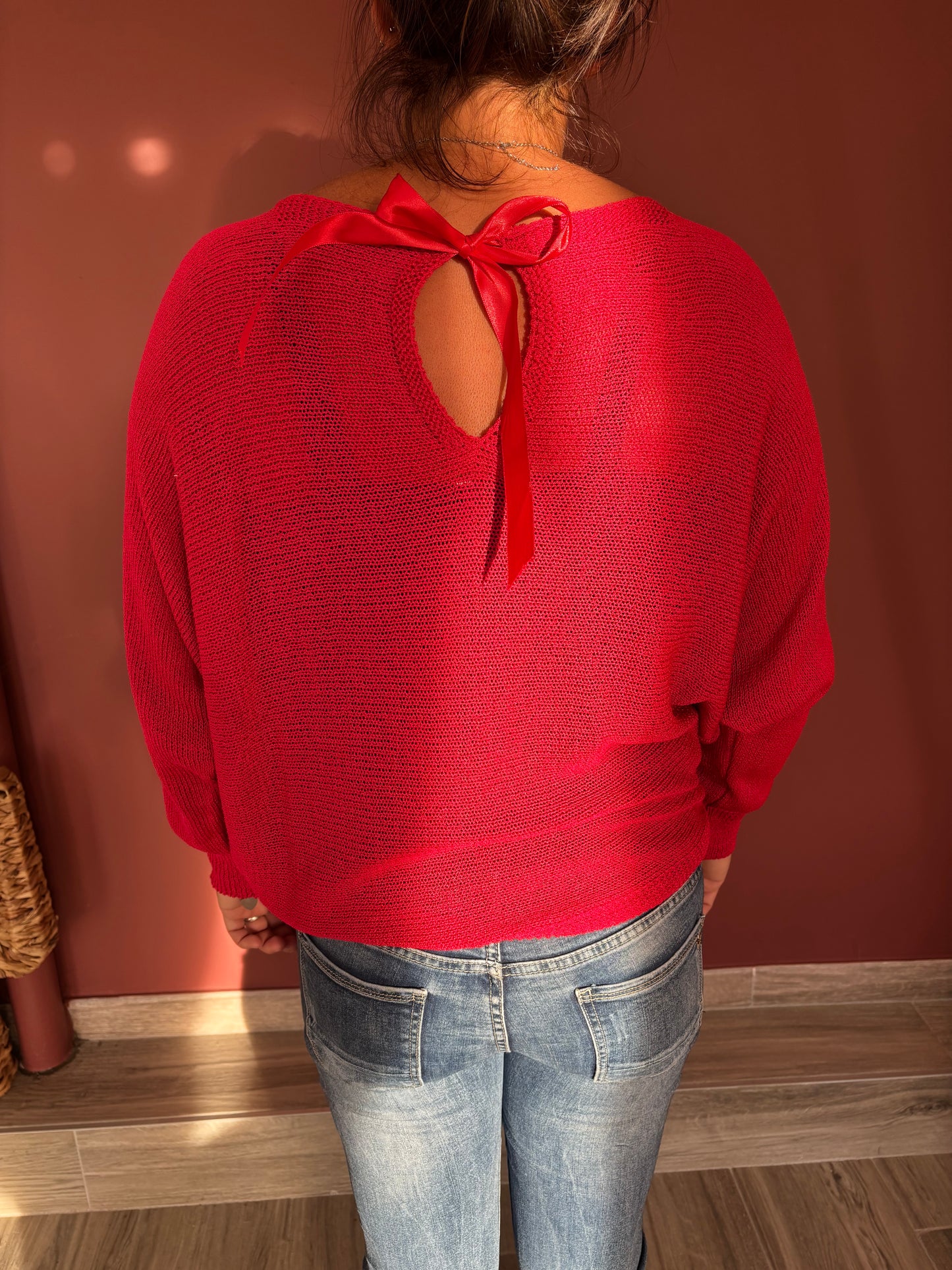 Pull noeuds rouge