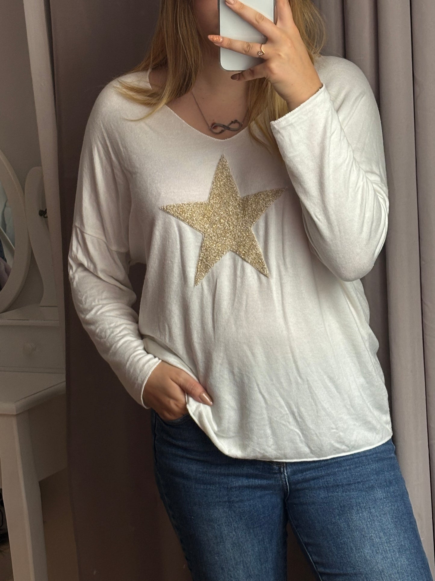 Pull léger étoile Marina (plusieurs couleurs) - Seizecollection