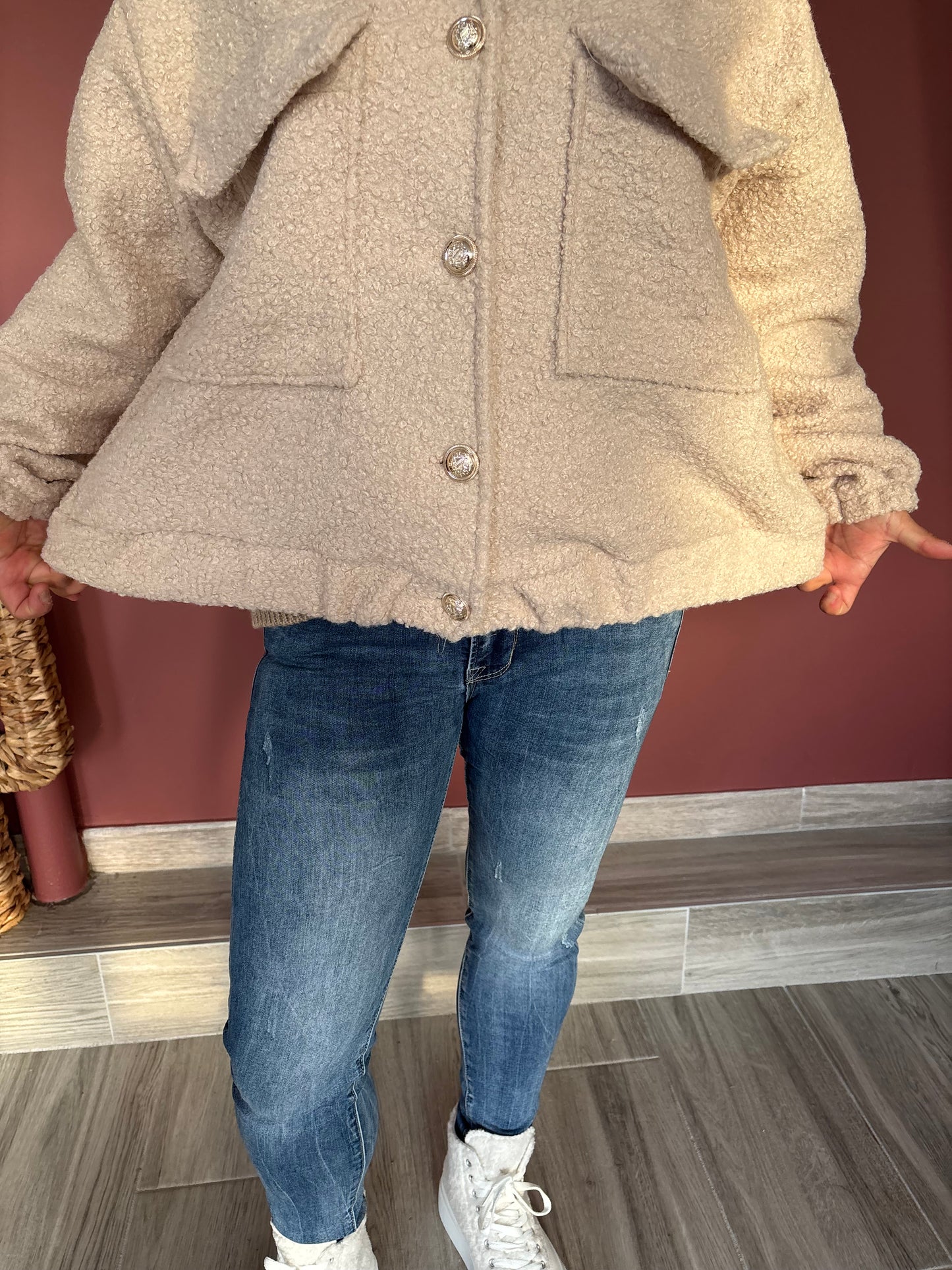 Blousons beige