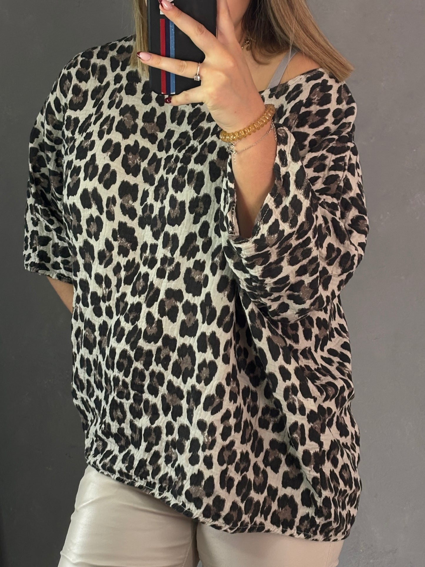 Blouse léopard