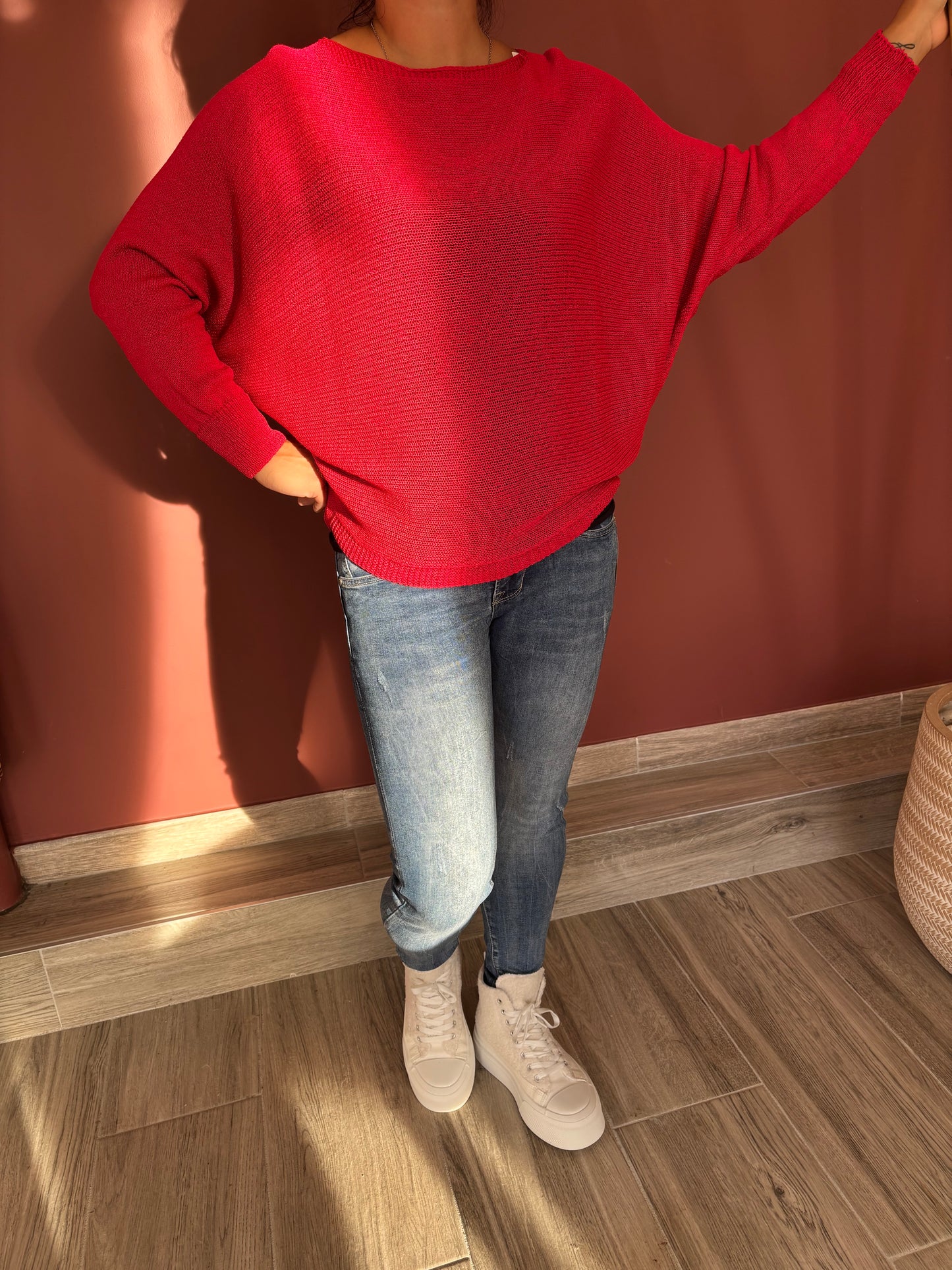 Pull noeuds rouge