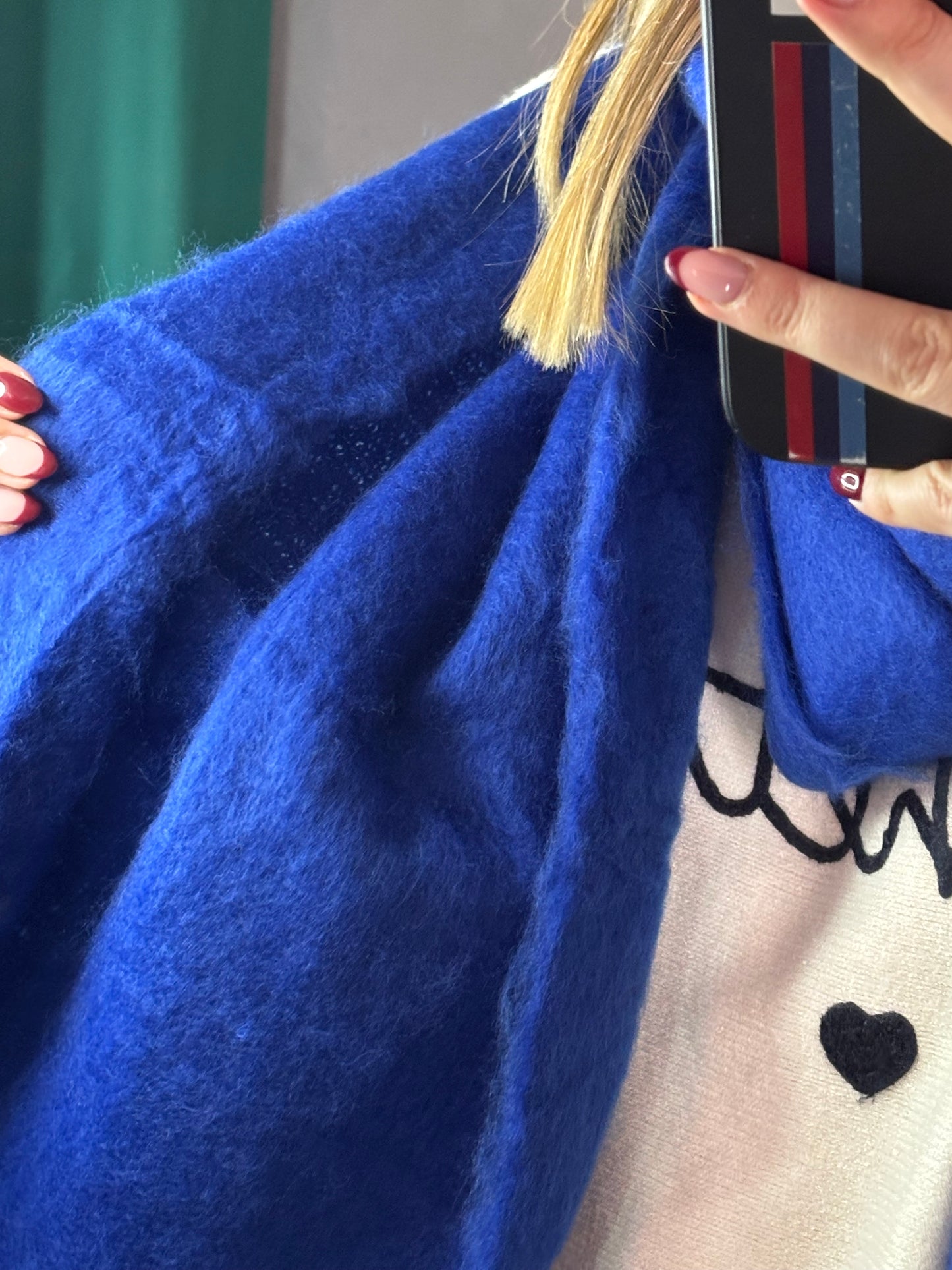 Écharpe à franges (plusieurs coloris)