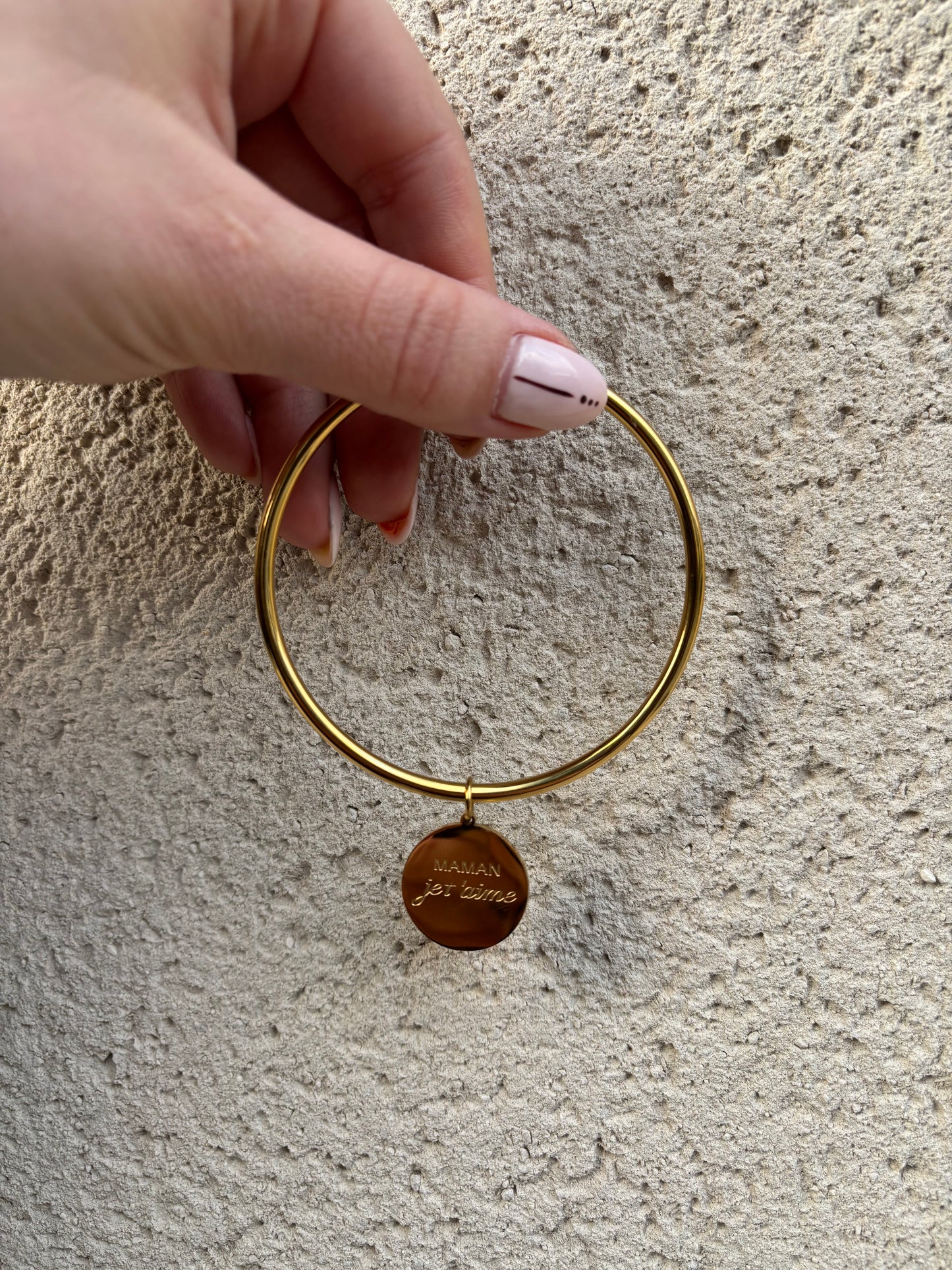 Jonc «  MAMAN je t’aime »