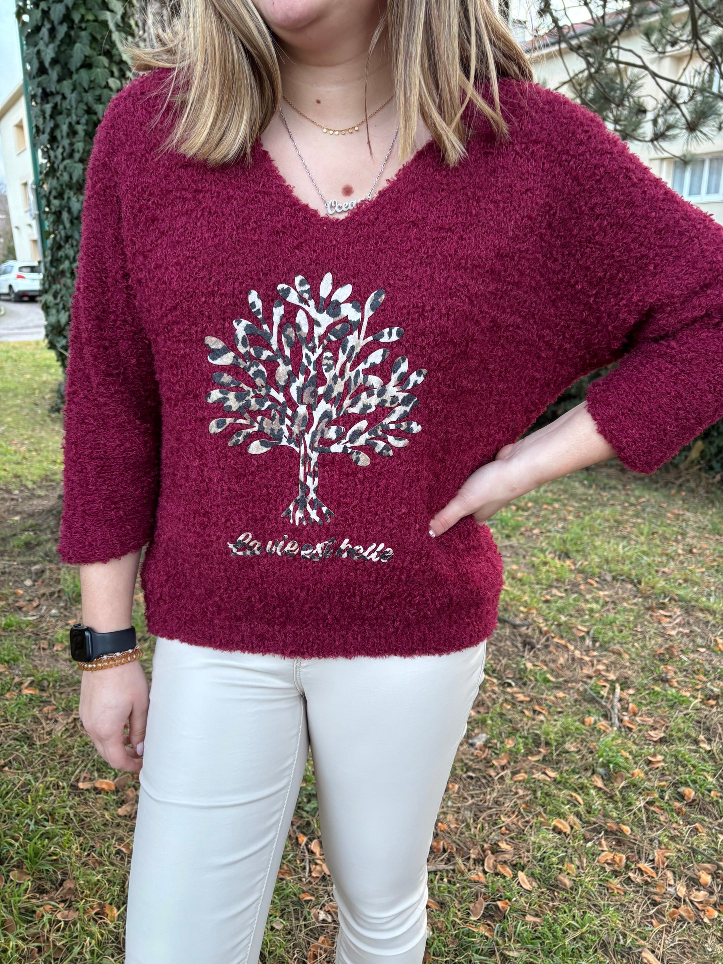 Pull «  Arbre de vie » plusieurs coloris