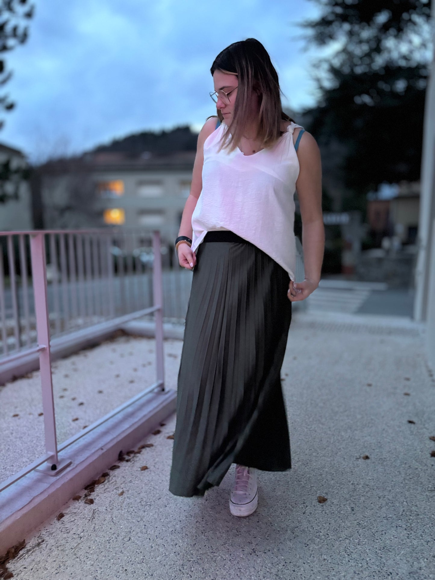 Jupe plissée (plusieurs coloris)