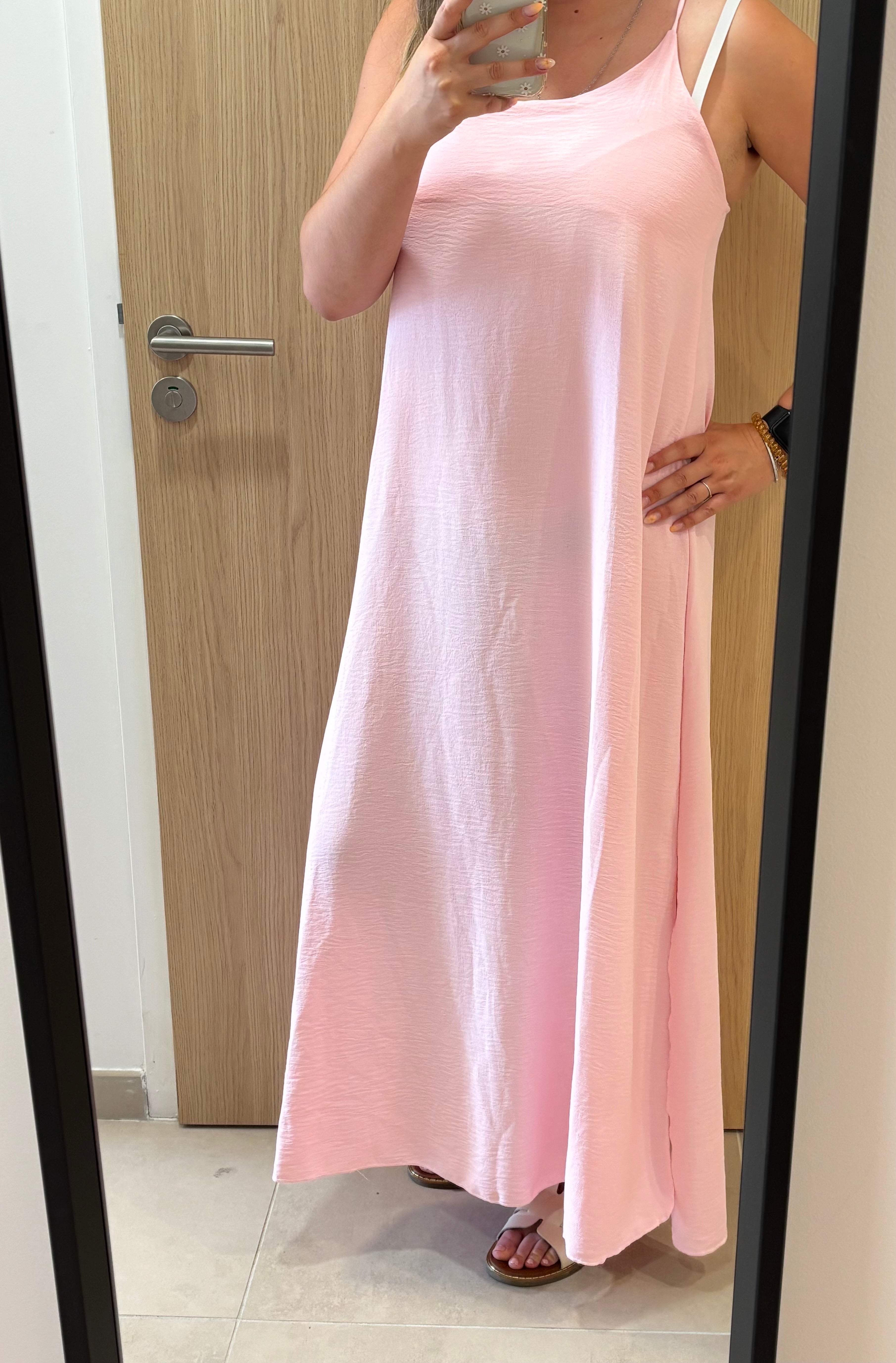 Robe Ilona longue bretelles