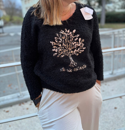 Pull «  Arbre de vie » plusieurs coloris
