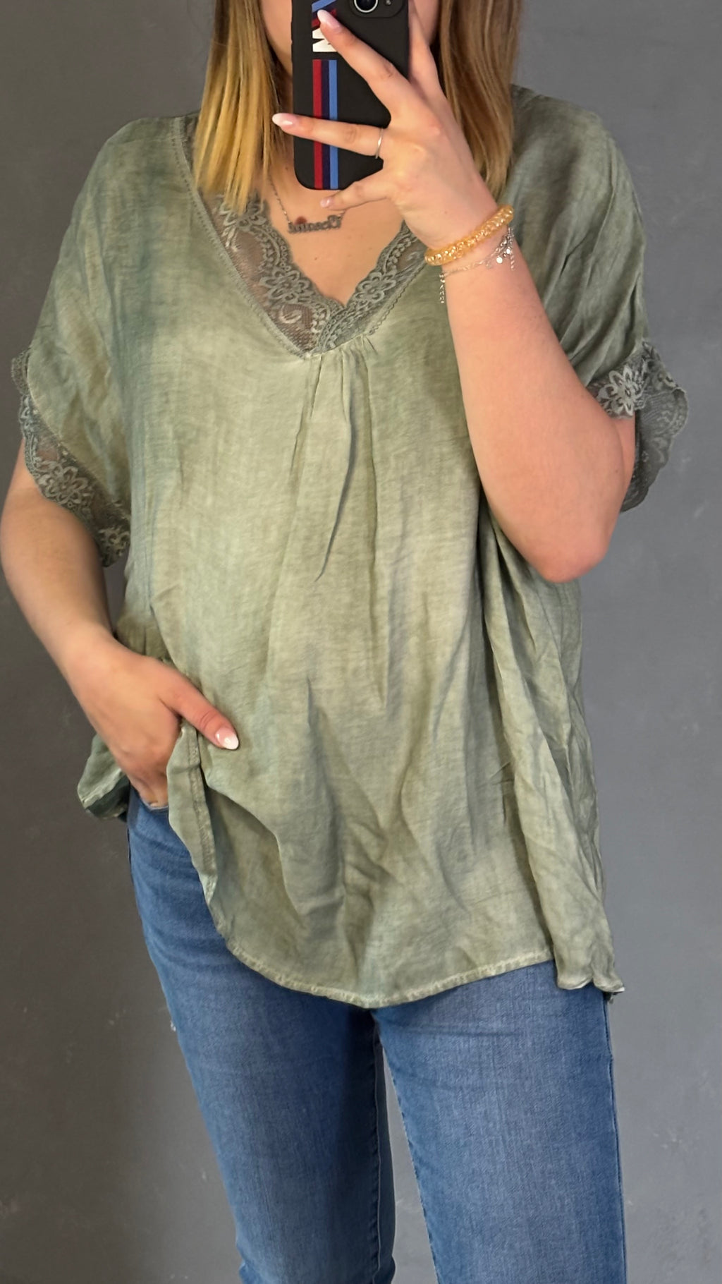 Teeshirt dentelle (plusieurs coloris)