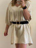 robe courte gaz de coton