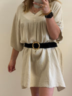 robe courte gaz de coton