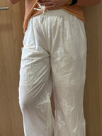 Pantalon à broderie