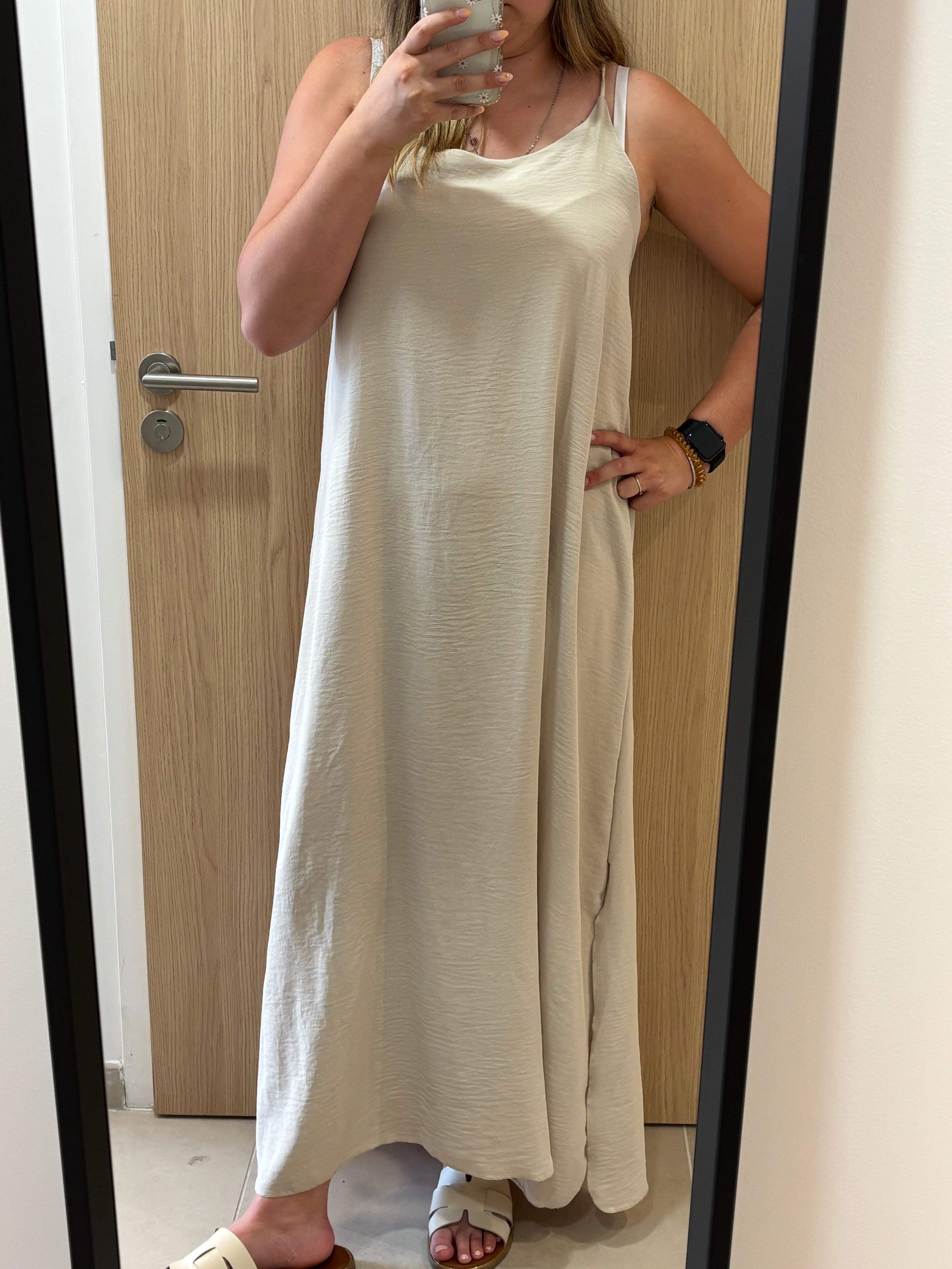 Robe Ilona longue bretelles