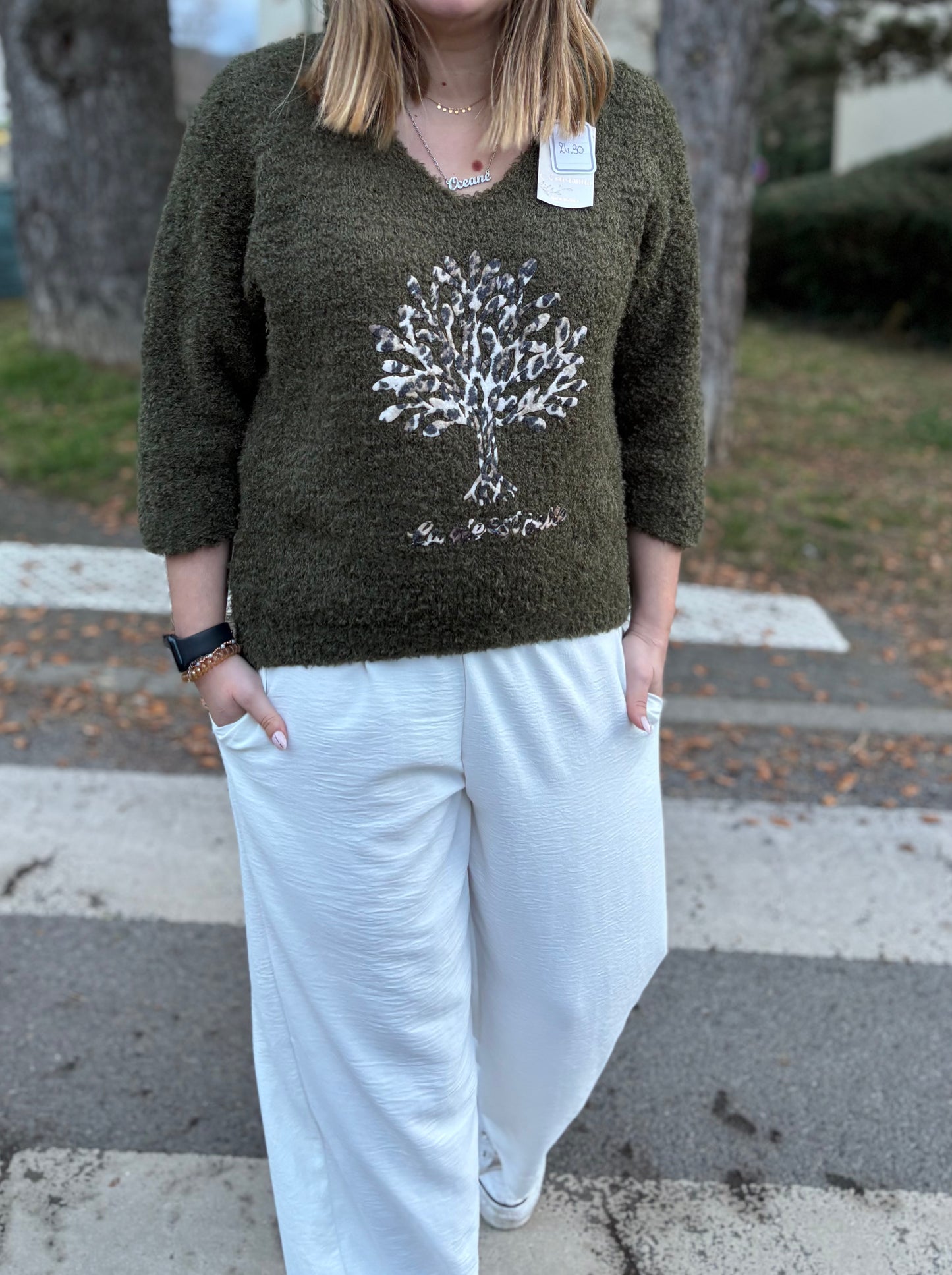 Pull «  Arbre de vie » plusieurs coloris