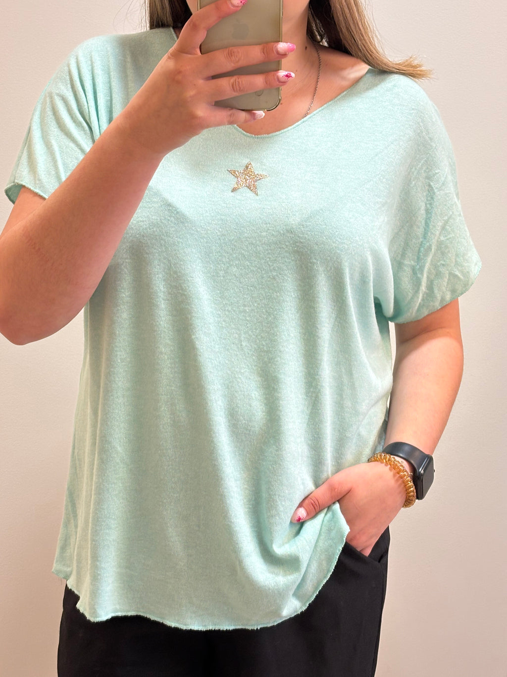 Tee-shirt Étoile – L’indispensable lumineux de l’été ☀️