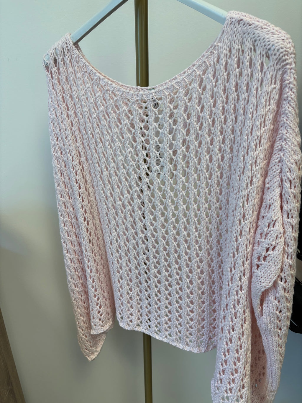 Top ample stylo poncho à crochet
