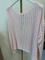 Top ample stylo poncho à crochet