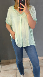 Teeshirt dentelle (plusieurs coloris)