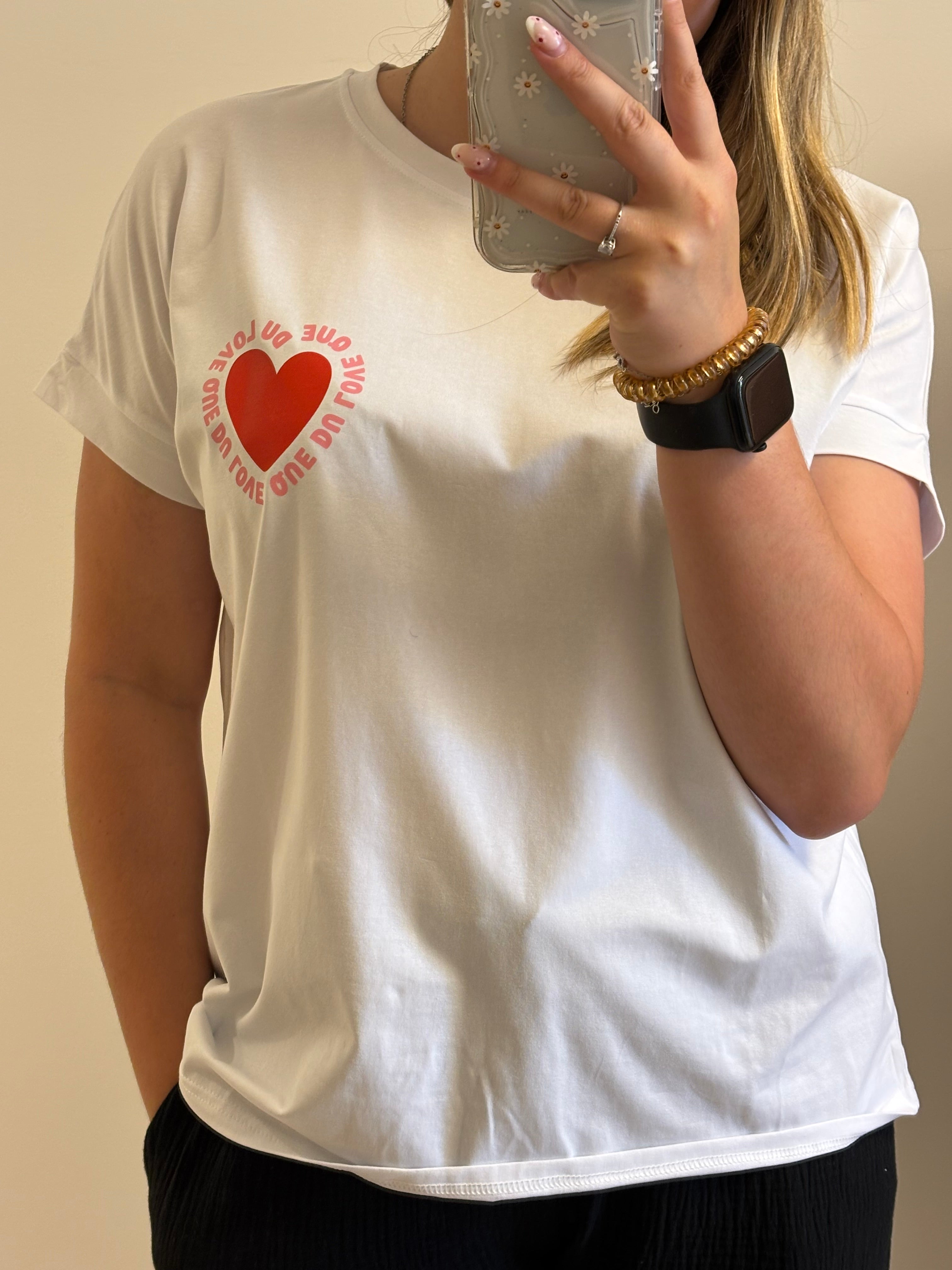 teeshirt tendance « Que du love »