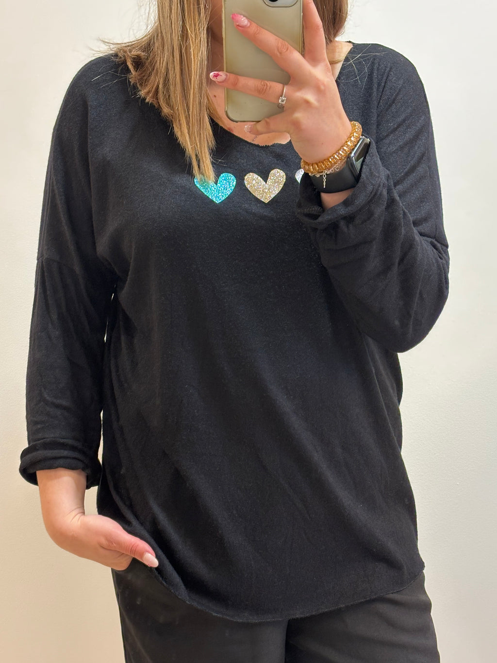Pull à cœurs