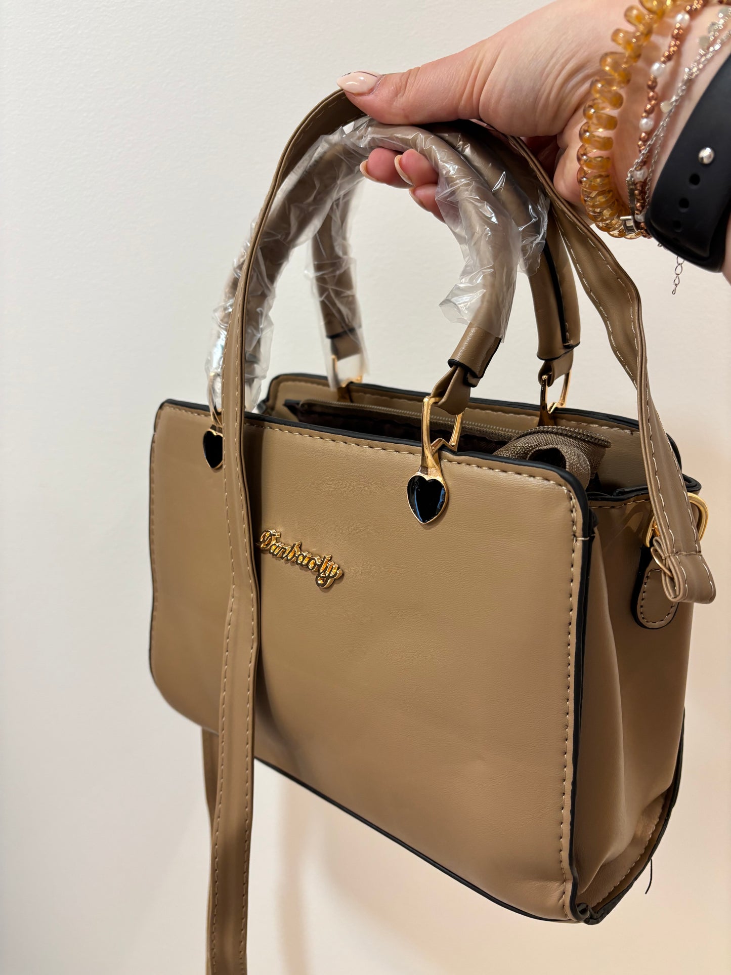 Sac à main beige