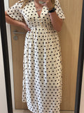 robe melina longue à pois