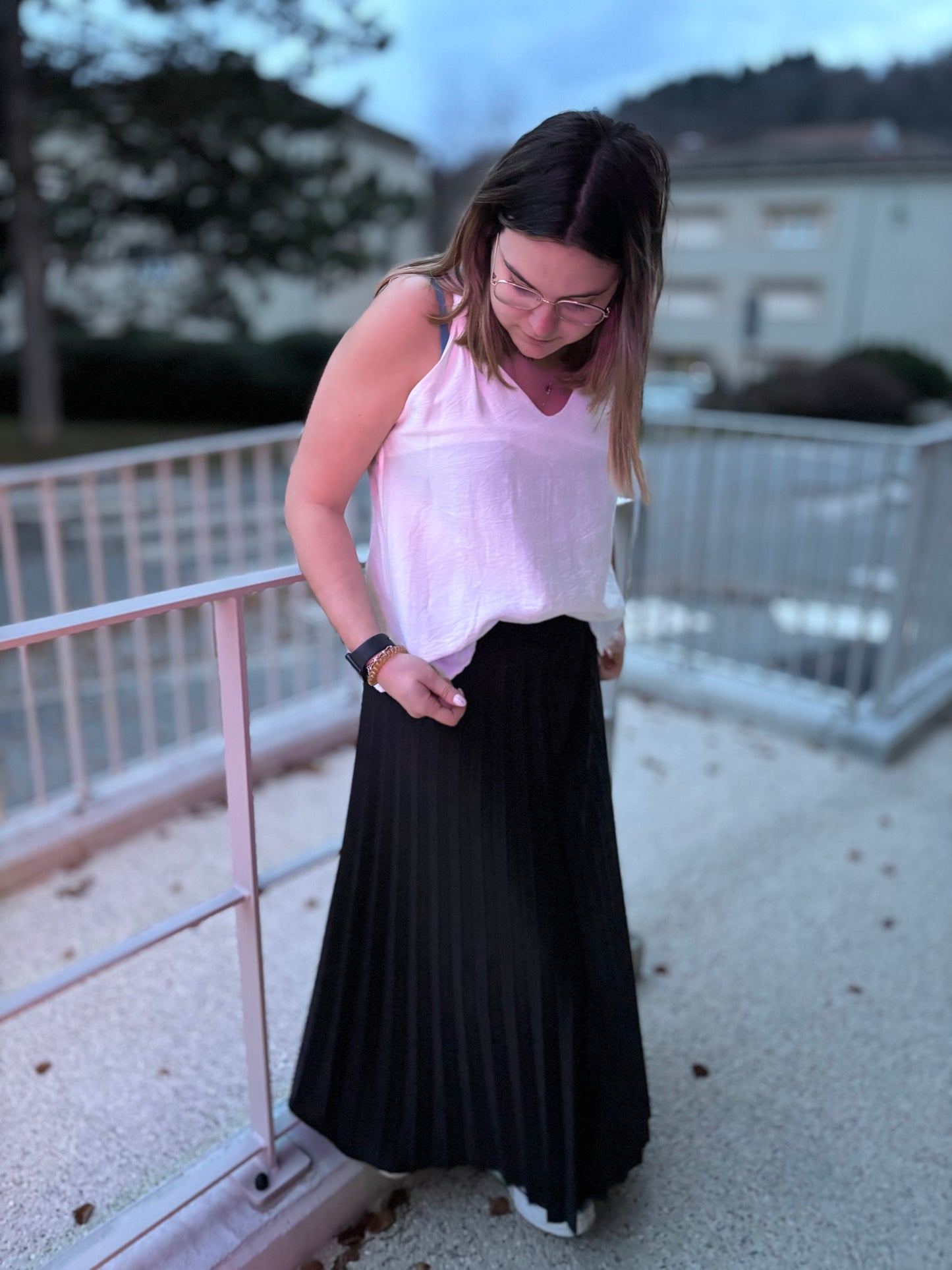 Jupe plissée (plusieurs coloris)