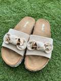Claquettes beige - Seizecollection