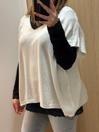 Pull sans manche extra doux