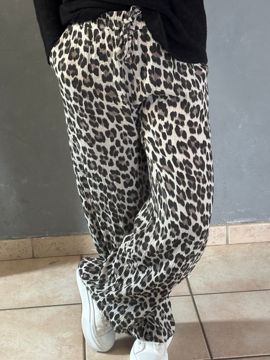 Pantalon léopard