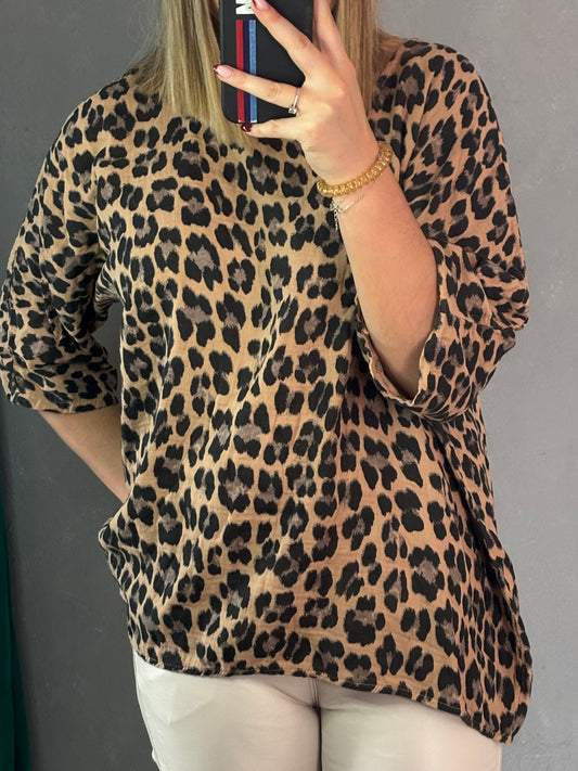 Blouse léopard